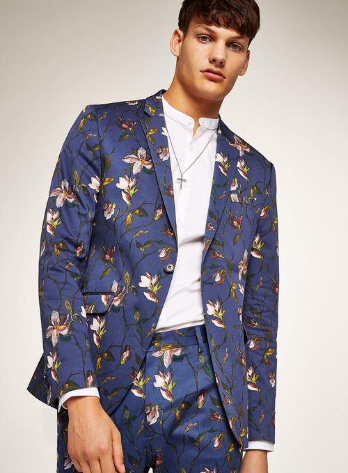 gucci floral suit